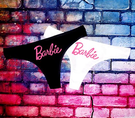 Barbie Doll Girly Naughty Brat Sexy Thong Panties Lingerie Underwear Etsy
