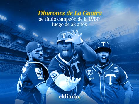 Tiburones De La Guaira Se Tituló Campeón De La Lvbp Luego De 38 Años