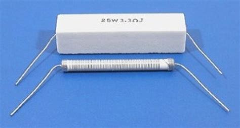 1 Ohm 25 Watt Wirewound Resistor