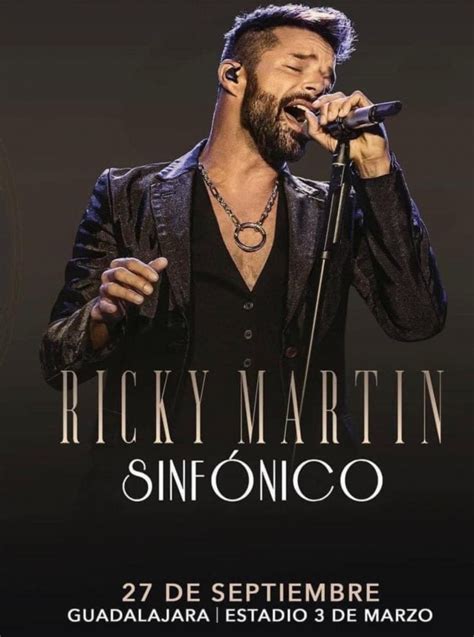 Ricky Martin Sinf Nico En El Estadio De Marzo Guadalajara