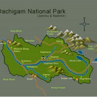 Location map of Dachigam National Park | Download Scientific Diagram