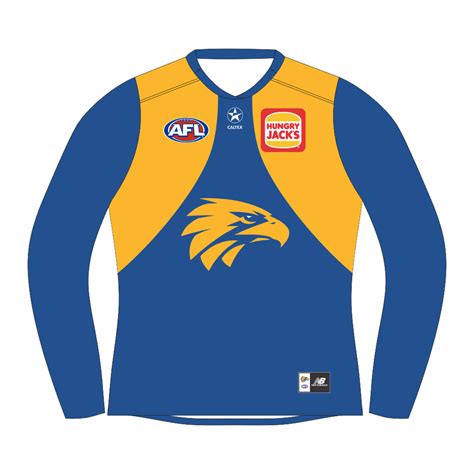 West Coast Eagles Adult Throwback Windbreaker 2023 West Coast