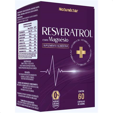 Trans Resveratrol Concentrado Vitaminas Caps Original Amazon Br