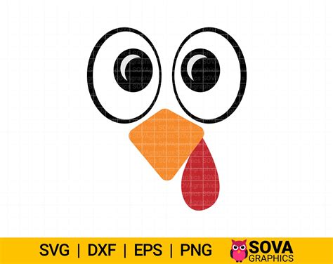 Boy Turkey Svg Turkey Face Svg Thanksgiving Svg Turkey Svg Etsy