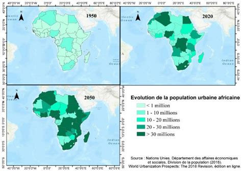 Situation De L Urbanisation En Afrique En Et Les Projections