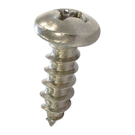 Tornillo Cabeza Redonda X Pulg Inoxidable Goloso Para L Mina