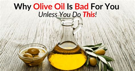 Why Olive Oil Is Bad For You Unless You Do This Dr Sam Robbins