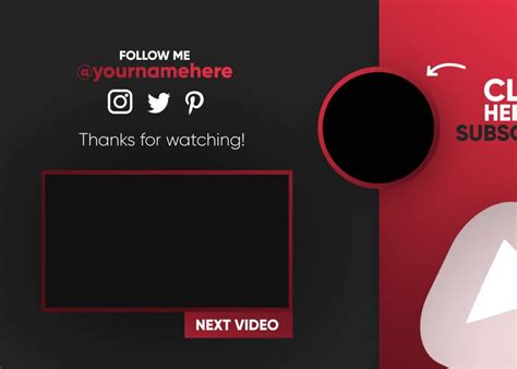 Youtube End Screen Template Template Premiere Pro Free