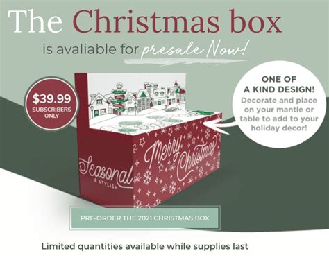 Decocrated Christmas Add On Box Pre Order Now Subscription Box