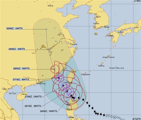 台風5号、気象庁の予想進路と米軍の見方 日本への影響は2023年7月26日18時時点 社会 福井のニュース 福井新聞online