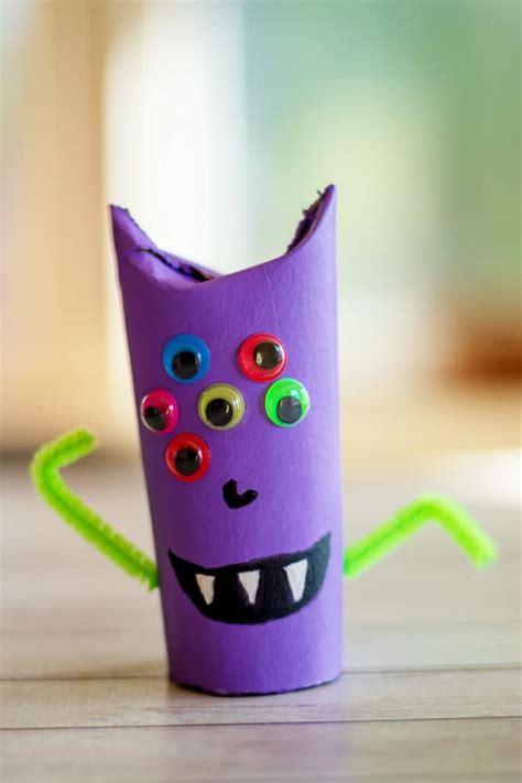 Halloween Toilet Paper Roll Mummy Craft | Halloween Crafts for Kids