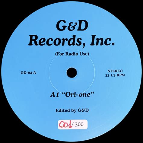 G&D - Edits 4 - Mother Tongue Records