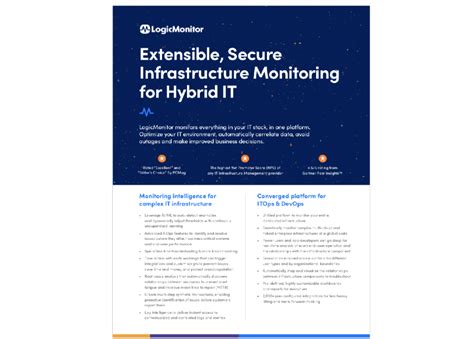 Extensible Secure Infrastructure Monitoring Hybrid It Logicmonitor