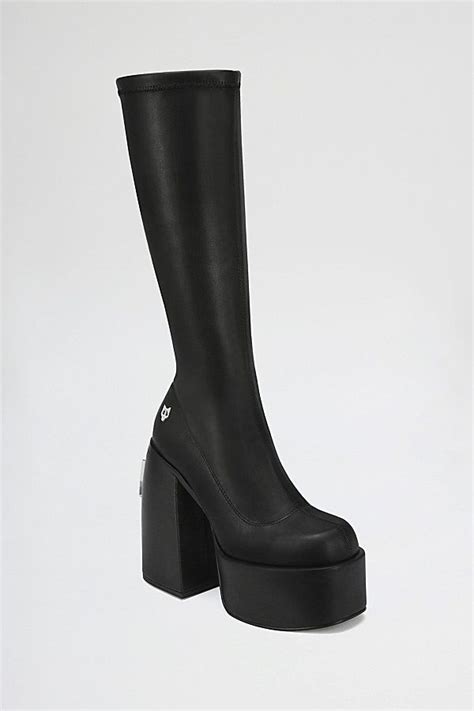 Naked Wolfe Spice Knee High Platform Boot Knee High Platform Boots