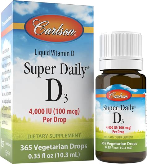 Buy Carlson Super Daily D Iu Mcg Heart Immune Health