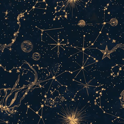 constellation wallpaper painted paper