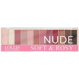 خرید و قیمت پالت سایه چشم لولیز مدل NUDE SOFT ROSYA لولیس حجم 200