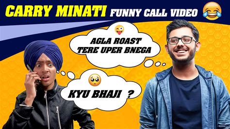 Carry Minati Funny Roast Video😂 Harshdeep Singh Youtube