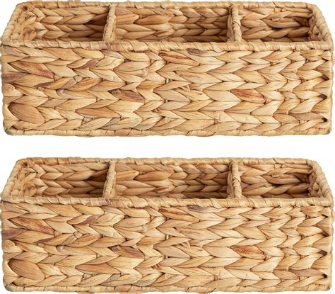 Amazon Storageworks Hand Woven Storage Baskets Set Home Kitchen