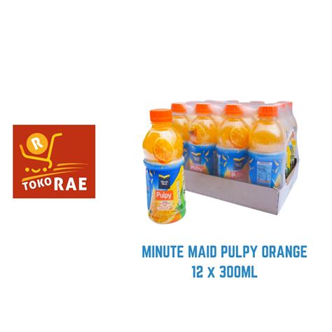 Jual Minute Maid Pulpy Orange 300ML 1 Dus Isi 12 Khusus Kargo