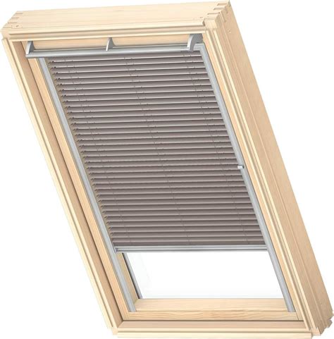 Velux Original Venetian Blind Pal Silver Frame C Taupe Amazon