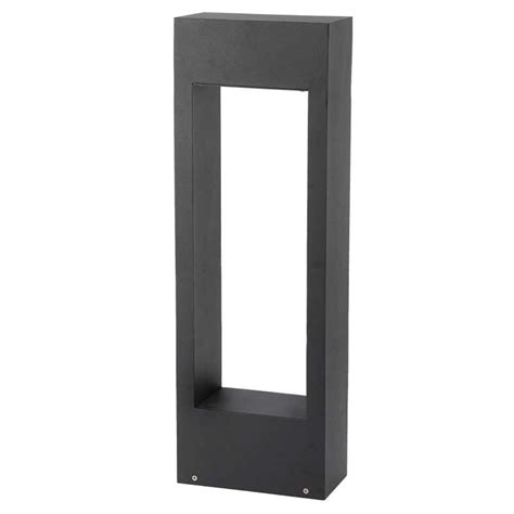 Square Minimalist Hollow Aluminum Led Bollard Lights
