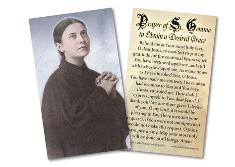 Let us offer a prayer to Saint Gemma Galgani - Passionist Historical Archives