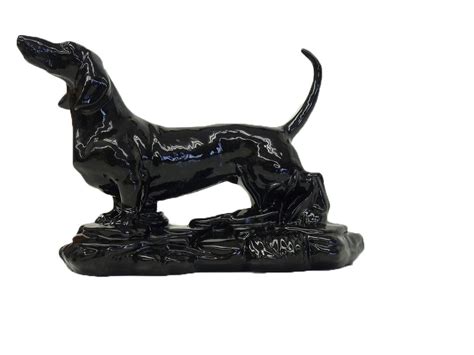 Glazed Dachshund Figurine/ceramic Cremation Urn. - Etsy