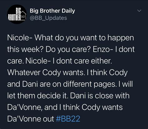 “Whatever Cody wants”😭 : r/BigBrother