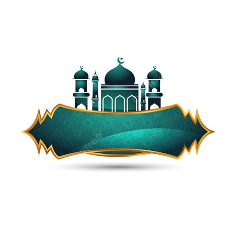 Ramadan Kareem Mosque Transparent Background With Hanging Lantern