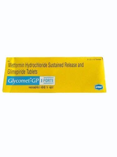 Metformin Hydrochloride Sustained Release Glimepiride Tablets Mg At