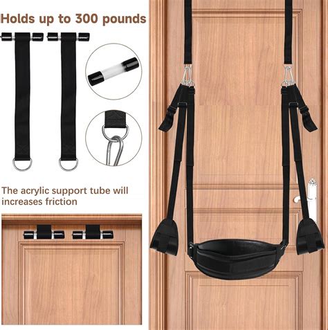 Bdsm Door Sex Swing With Seat Bondage Slave Newest Leather Soft Plush