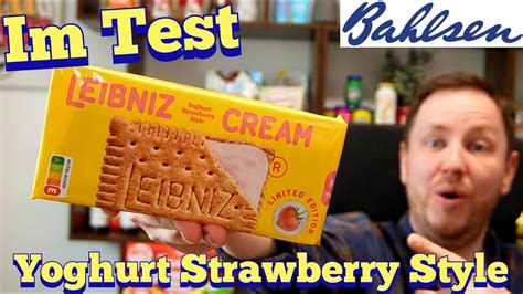 Leibniz Cream Yoghurt Strawberry Style Im Test Youtube