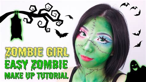 🆕Simple Zombie Girl Makeup Easy Tutorial 2021 | Simple Halloween Zombie ...