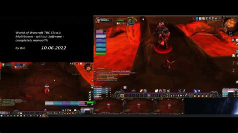 Wow Multiboxing Tbc Classic Ragefire Completely Manual 2022 Youtube