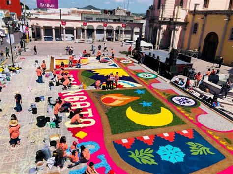 Orgullo De Guanajuato Tapetes De Uriangato Ya Son Patrimonio Cultural