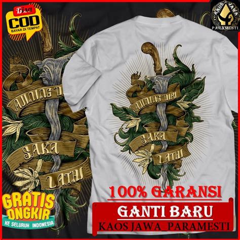 Jual KAOS GAMBAR WAYANG KERIS AKSARA JAWA PRIA BAJU KAOS DISTRO KEREN