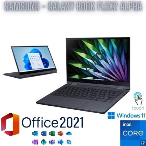 Samsung Galaxy Book Flex2 Alpha 133 Qled Touch Screen Laptop