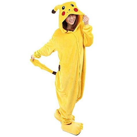 Red Dot Boutique 8017 Anime Unisex Adult Pajama Pikachu Pokemon