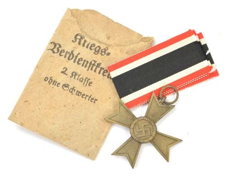 Worldwarcollectibles German War Merit Cross Nd Class Without Swords