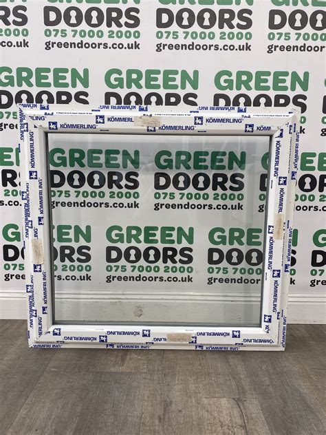 Kommerling Upvc White Casement Window Green Doors