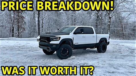 Wrecked 2021 Ram Trx Price Reveal Did We Get Ripped Off Youtube