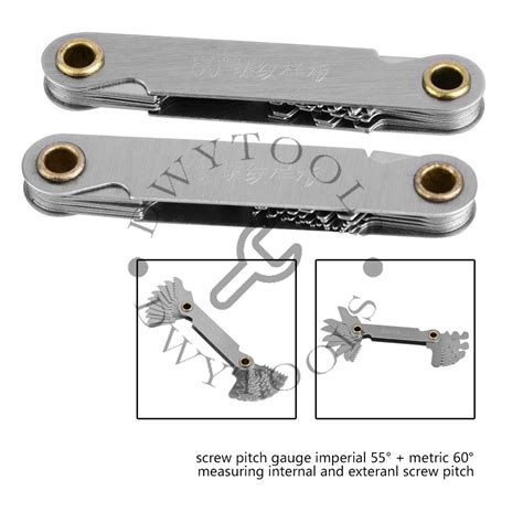 Jual Pengukur Bulir Baut Whitworth Metric Screw Thread Pitch Gauge