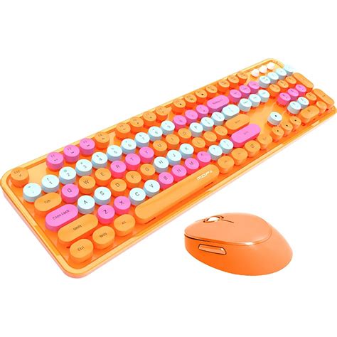 Mofii Teclado Inal Mbrico Y Rat N Ptico Combo De Teclas Tama O