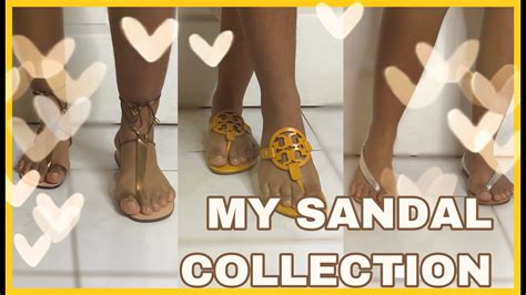 My Sandal Collection Tory Burch Bridgets Sandals Morgan Alx Youtube