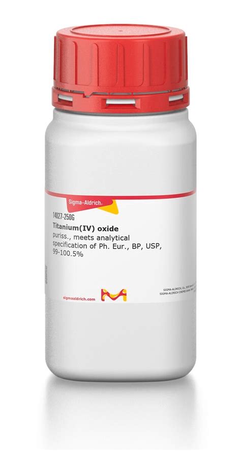 Titanium Iv Oxide Extra Pure Dab Ph Merck Life Science Indonesia