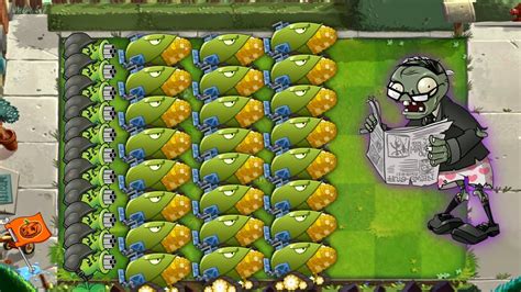 9 99 Gatling Pea Cob Cannon Hack Vs Vs Dr Zomboss Plants Vs Zombies Hack Pvz Youtube