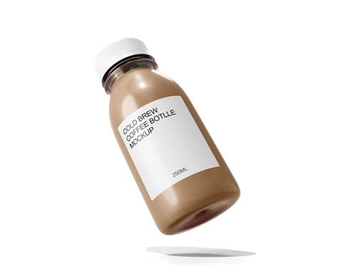 Realistic Milkshake Bottle Mockup Psd High Quality Free Psd Templates