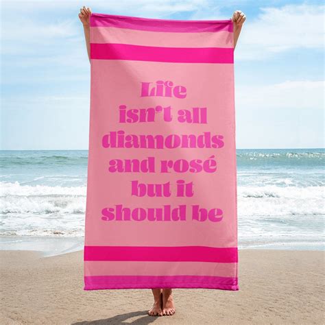 Lisa Vanderpump Beach Towel Beach Day Life Isnt All Etsy