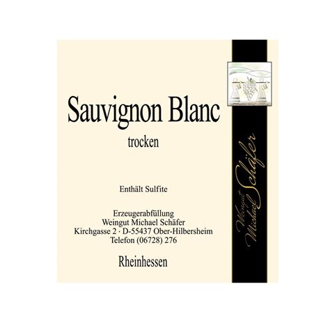 Sauvignon Blanc Kopie Weingut Michael Sch Fer